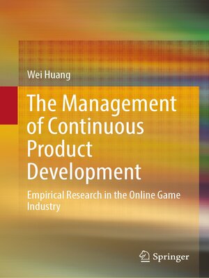 cover image of The Management of Continuous Product Development